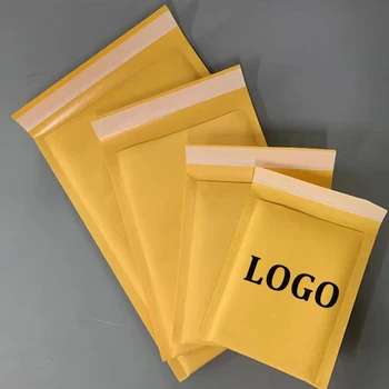 20pcs вана поща на подателя с потребителски логото на Поли Bubble Мейлър Самозаклеивающиеся пликове с подплата, Подаръчни торбички, Опаковки, опаковки за дрехи и Козметика