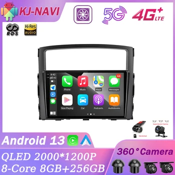 Автомобилното Радио, За Mitsubishi Pajero 4 V80 V90 2006-2014 Android 13 Мултимедиен Плейър Навигация Стерео GPS, Сензорен Екран