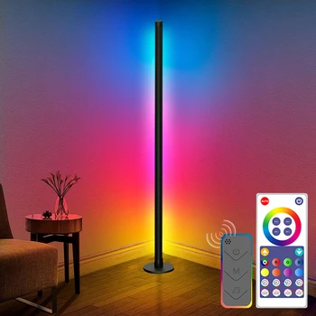 Умен лампиона RGB Dream Color с цел синхронизиране на музика, 16 милиона цвята, което променя постоянно настроение, за декорация на дома, в хола, в спалнята