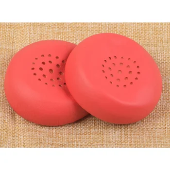 1 двойка от порест каучук амбушюр, кожена подплата за слушалки Sony WH-CH400 (червен) 1 двойка от порест каучук амбушюр, кожена подплата за слушалки Sony WH-CH400 (червен) 4