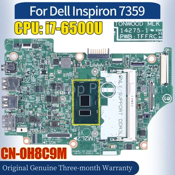 14275-1 За Dell Inspiron 7359 дънна Платка на лаптоп CN-0H8C9M SR2EZ i7-6500U 100％ Протестированная дънна Платка на Лаптоп
