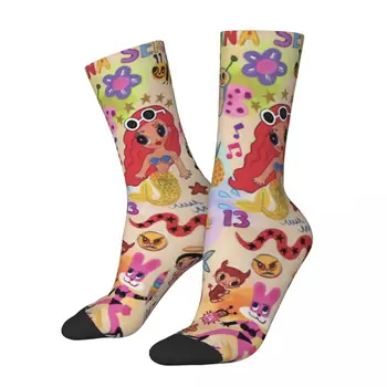 Lord Sera Bonito Чорапи-Мъжки, Дамски Ежедневни Музикални Чорапи Karol G Високо Качество На Пролет Лято Есен Зимни Чорапи С Подаръци