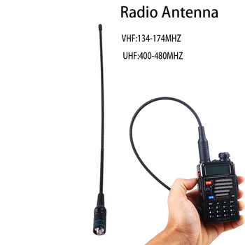 NA-771 UV Двухдиапазонная Радиоантенна VHF UHF Уоки Токи Антената е Съвместима С Baofeng Kenwood TYT QuanSheng