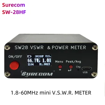 Surecom SW-28HF 1,8-60 Mhz mini V. S. W. R. METER 120 W точност ръководят радиочестотни директен измерител на мощност/отразена мощност и КСВН