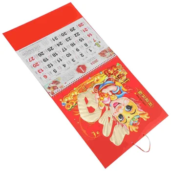 Адвент-Календар на 2024 година Стенен Планер Годината на Дракона Утолщает Годишна Традиция на китайската Окачване