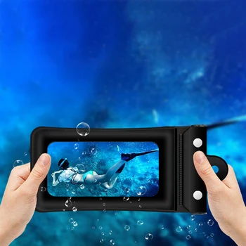 Водоустойчив подводен калъф за телефон със сухи въздушни торби Универсален калъф за смартфон 23 *11 cm оборудване за водни спортове