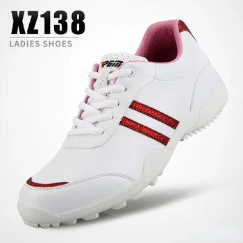 Дамски обувки за голф PGM, нескользящие дишащи обувки за голф, дамски маратонки за спорт на открито от сверхволокна, маратонки за почивка XZ138 Дамски обувки за голф PGM, нескользящие дишащи обувки за голф, дамски маратонки за спорт на открито от сверхволокна, маратонки за почивка XZ138 5