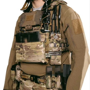Жилетка за тактическа военна подготовка FCPCv5 на открито, чанта за радио и чанта за преговорния устройство, което е съвместимо с MPU5 MPU4 PRC. Жилетка за тактическа военна подготовка FCPCv5 на открито, чанта за радио и чанта за преговорния устройство, което е съвместимо с MPU5 MPU4 PRC. 3