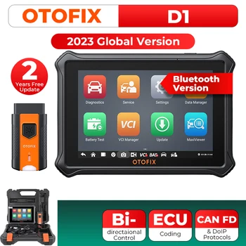 Инструмент за диагностика OTOFIX D1 Двунаправленное Управление на OE-level OBD2 All System Bluetooth Скенер Автомобилен Инструмент 2 Години Безплатно Обновяване