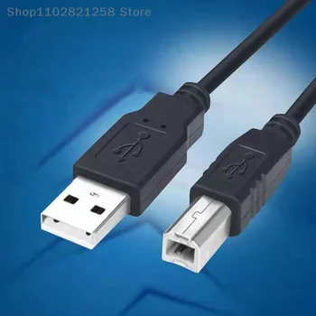 Кабел за принтер, USB 2.0 щепсела от тип A до щепсела тип B кабел за принтер и скенер Кабел за принтер, USB 2.0 щепсела от тип A до щепсела тип B кабел за принтер и скенер 0