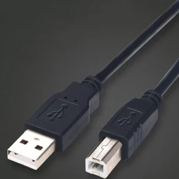 Кабел за принтер, USB 2.0 щепсела от тип A до щепсела тип B кабел за принтер и скенер Кабел за принтер, USB 2.0 щепсела от тип A до щепсела тип B кабел за принтер и скенер 4