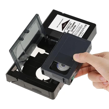 Кассетный адаптер VHS-C за камера VHS-C, SVHS JVC RCA Panasonic с двигател кассетным адаптер VHS, не е за 8 мм / MiniDV / Hi8 Кассетный адаптер VHS-C за камера VHS-C, SVHS JVC RCA Panasonic с двигател кассетным адаптер VHS, не е за 8 мм / MiniDV / Hi8 2