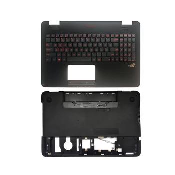 Клавиатура за лаптоп с подсветка на САЩ за Asus G551 G551J G551JK G551JM G551JW G551JX G551VW G551V Акцент за ръце главни букви/Долния капак на корпуса
