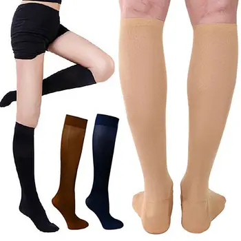 Многоцветни компресия чорапи за краката, разширени вени, които правят болки в коляното, спортни чорапи, поддържащи еластични чорапи дишащи Многоцветни компресия чорапи за краката, разширени вени, които правят болки в коляното, спортни чорапи, поддържащи еластични чорапи дишащи 1