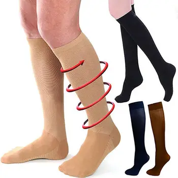 Многоцветни компресия чорапи за краката, разширени вени, които правят болки в коляното, спортни чорапи, поддържащи еластични чорапи дишащи Многоцветни компресия чорапи за краката, разширени вени, които правят болки в коляното, спортни чорапи, поддържащи еластични чорапи дишащи 2