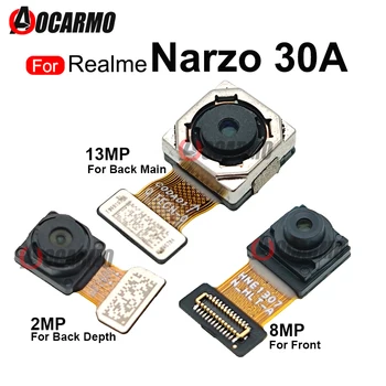 Модул Предна Камера Гъвкав Кабел За Realme Narzo 30A Подмяна на Задната Основната Камера Ремонт на Детайл