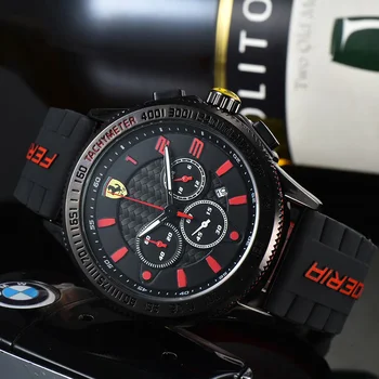 Нови мъжки часовник лукс, направени само по поръчка, богат на функции ръчен часовник с автоматичен дата в стила на Топ Time, часовници AAA