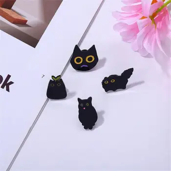 Окачване с мультяшными животни за часа Froggy Black Cat, декоративни висулки-карамфил за Iwatch, каишка силикон, окачване за каишка за часовник