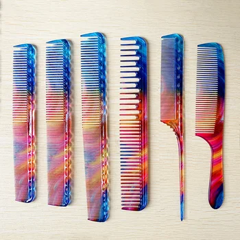 Оцветен Гребен за женските прически Инструменти за коса Оцветен Гребен за женските прически Инструменти за коса 1