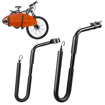 Преносим багажник за велосипеди дъски за сърф, стойка за дъски за сърф, скоба за фиксиране на здрава сигурна дъски за сърф, държач за велосипед Отстрани на мотора
