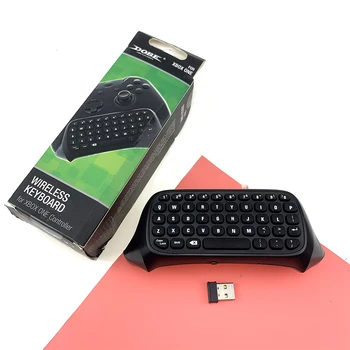 Преносима безжична детска клавиатура USB 2.4 G Безжична клавиатура за съобщения Chatpad контролера на Xbox One Черен LHB99