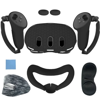Силиконов калъф за слушалки Защитни обвивки за VR-слушалки, ръкави, джоб за нов совалка Силиконов калъф за слушалки Защитни обвивки за VR-слушалки, ръкави, джоб за нов совалка 3