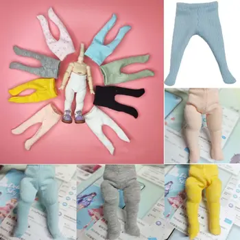 Скъпа стоп-моушън дрехи, Модерен Мини-Гамаши, Панталони, 8 цвята, Чорапи за кукли 