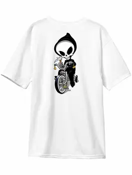Тениска за три колела на велосипеда Blind Reaper с переизданием, тениска за скейтборд, бели, Нови, размер S, M, L, XL
