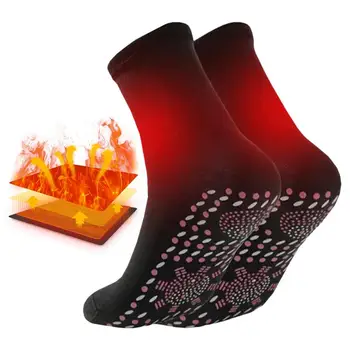 Удобни памучни чорапи, гамаши, термоноски с функция самонагрева и масаж, Подарък за близки, приятели, колеги