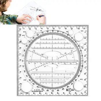 Универсална Линия За учениците от Математическа Линия За Изготвяне на Геометричния Шаблон За Рисуване С Точен Мащаб Ясна Линия За Измерване на